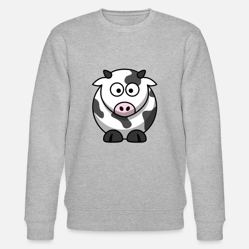 Méline la vache - Sweat bio CHANGER Stanley/Stella Unisexe - gris chiné