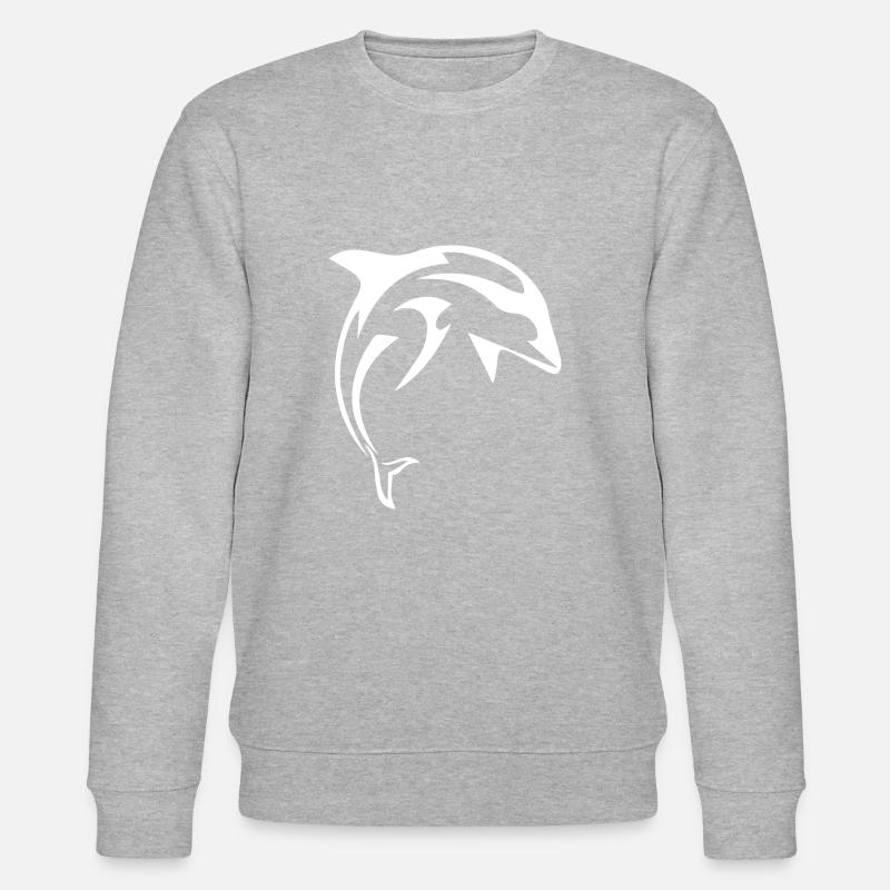 Dauphins - Sweat bio CHANGER Stanley/Stella Unisexe - gris chiné