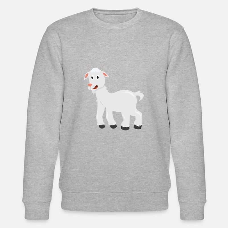 Ziege - Stanley/Stella Unisex Bio-Sweatshirt CHANGER - Grau meliert
