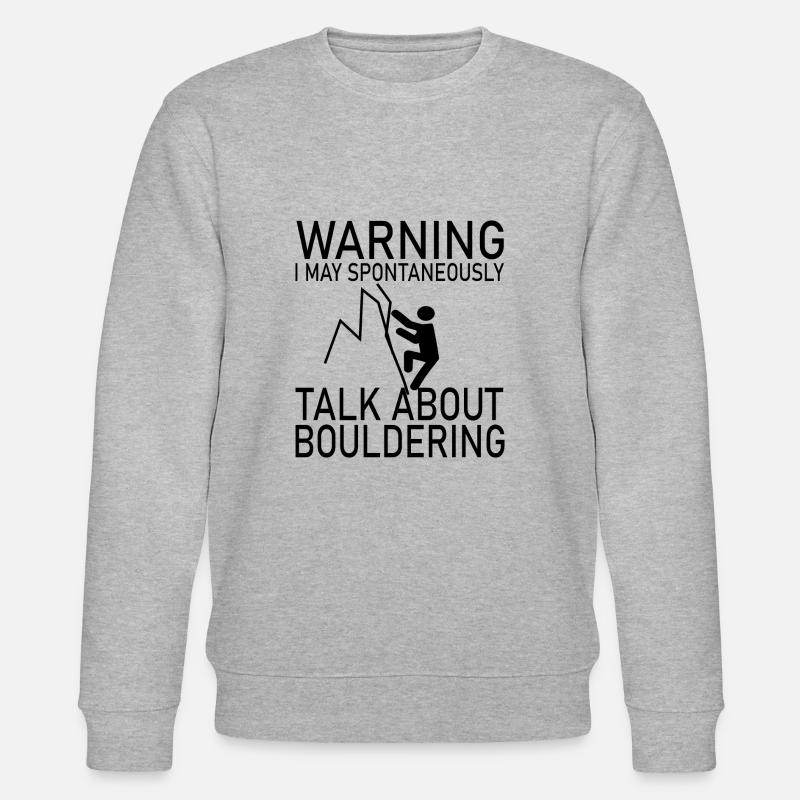 Bouldering Climbing Climbing - Stanley/Stella CHANGER Unisex Organic Sweatshirt - heather grey