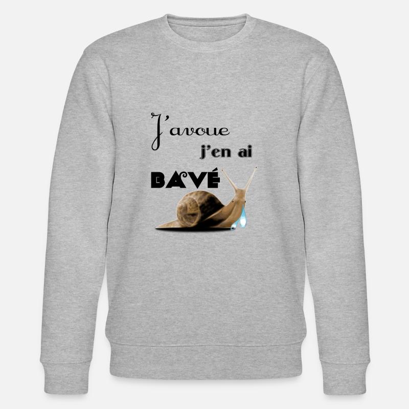 J'avoue - Sweat bio CHANGER Stanley/Stella Unisexe - gris chiné