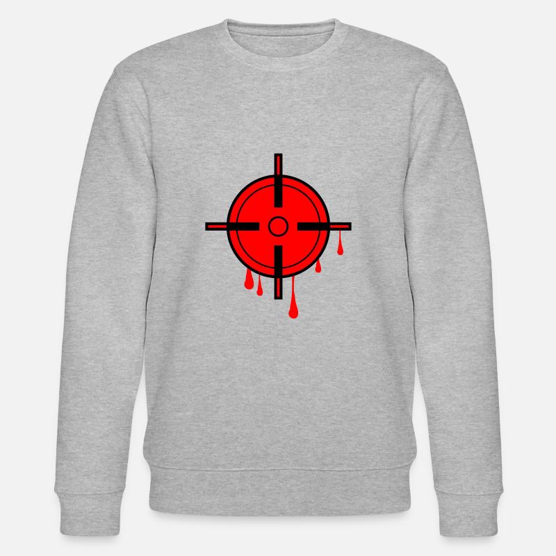 fadenkreuz 002 - Stanley/Stella Unisex Bio-Sweatshirt CHANGER  - Grau meliert
