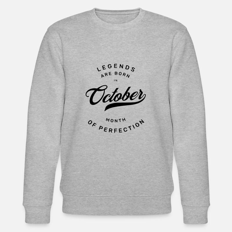 JUBILÄUM IM OKTOBER - Stanley/Stella Unisex Bio-Sweatshirt CHANGER  - Grau meliert