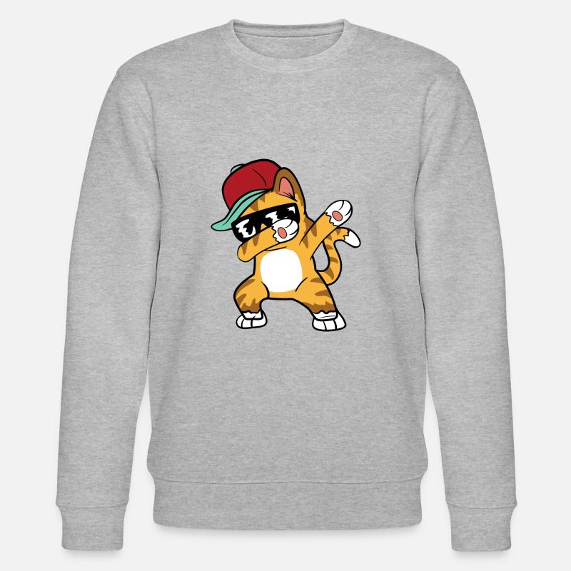 Tamponner le chat - Sweat bio CHANGER Stanley/Stella Unisexe - gris chiné