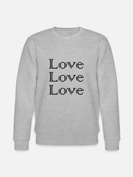 JUST MARRIED,VIVE LES MARIES,EVJF,SAINT VALENTIN - Sweat bio CHANGER Stanley/Stella Unisexe - gris chiné