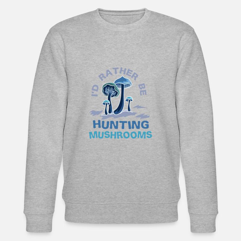 Citation ironique des champignons Champignon - Sweat bio CHANGER Stanley/Stella Unisexe - gris chiné