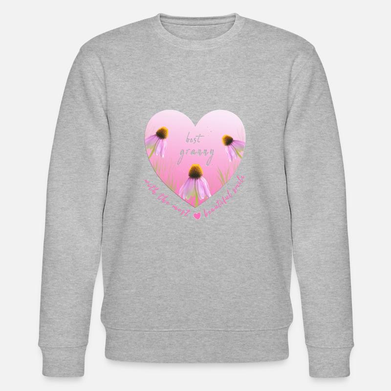 best granny - Stanley/Stella Unisex Bio-Sweatshirt CHANGER  - Grau meliert