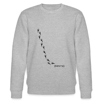 Spatzen Spur - Stanley/Stella Unisex Bio-Sweatshirt CHANGER  - Grau meliert - Vorne - Nik (191cm) & Marisol (170cm)