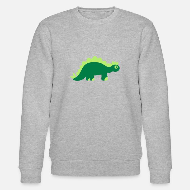 Dinosaurier - Stanley/Stella Unisex Bio-Sweatshirt CHANGER  - Grau meliert