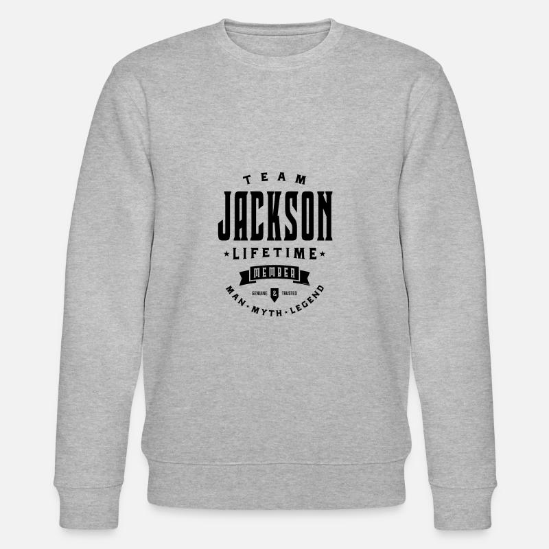 Team Jackson - Stanley/Stella Unisex Bio-Sweatshirt CHANGER  - Grau meliert