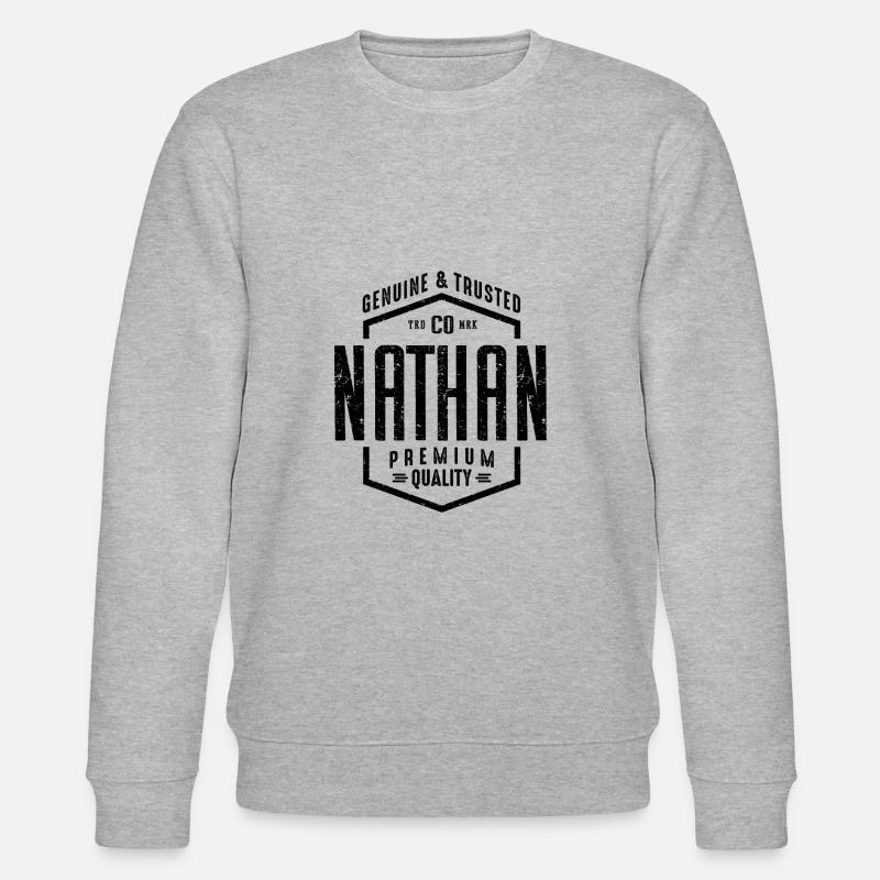 Nathan - Stanley/Stella Unisex Bio-Sweatshirt CHANGER  - Grau meliert
