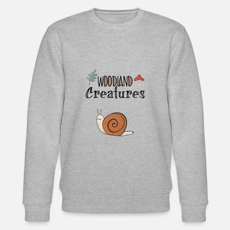 Schnecke - Stanley/Stella Unisex Bio-Sweatshirt CHANGER  - Grau meliert