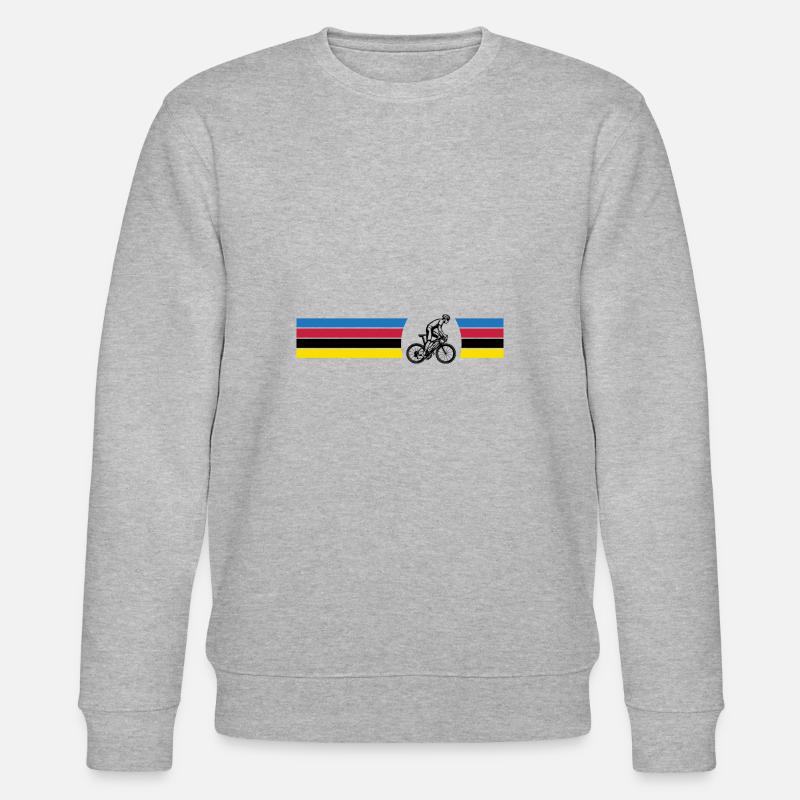cyclisme shirt fan de cyclisme - Sweat bio CHANGER Stanley/Stella Unisexe - gris chiné