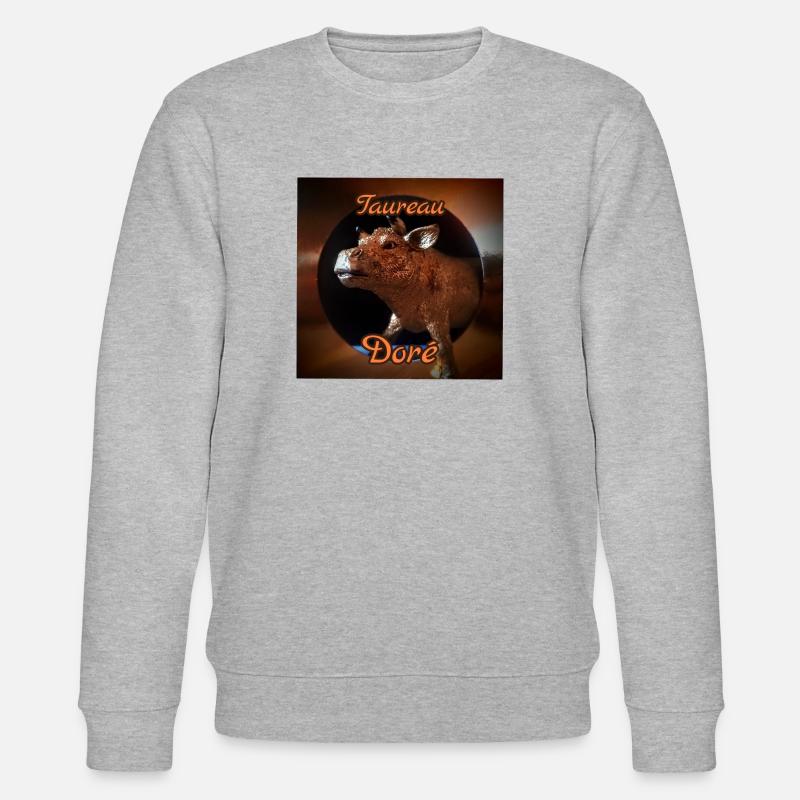 Taureau doré - Sweat bio CHANGER Stanley/Stella Unisexe - gris chiné