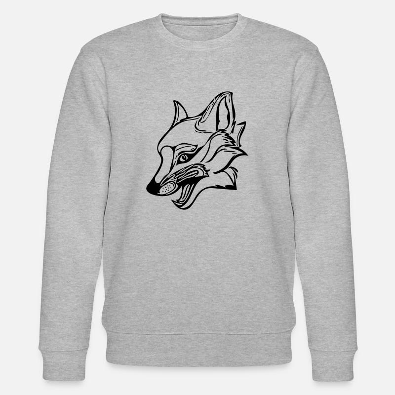 Fox - Stanley/Stella CHANGER Unisex Organic Sweatshirt - heather grey