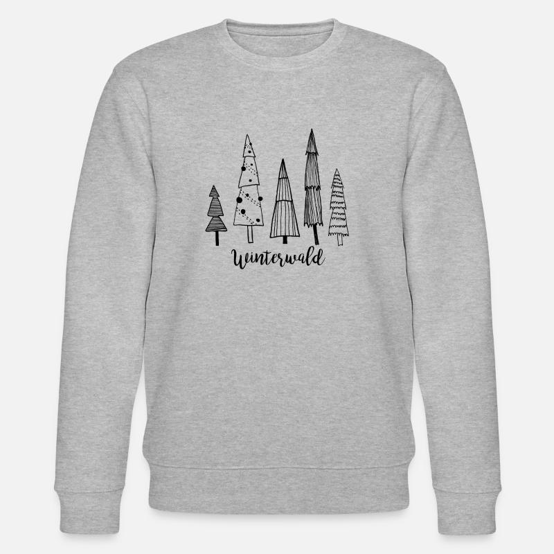 Winterwald - Stanley/Stella Unisex Bio-Sweatshirt CHANGER - Grau meliert
