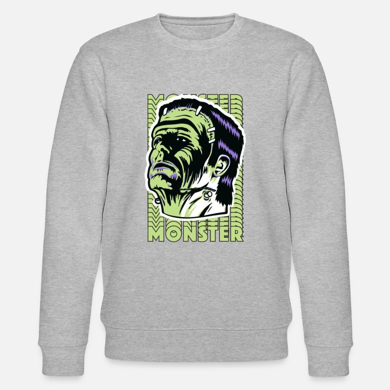 Universal Monsters Frankenstein - Sweat bio CHANGER Stanley/Stella Unisexe - gris chiné