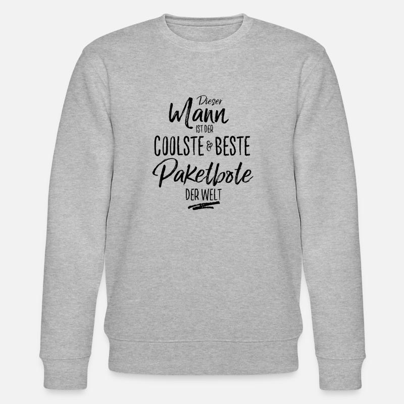 paketbote der Beste (s) - Stanley/Stella Unisex Bio-Sweatshirt CHANGER  - Grau meliert