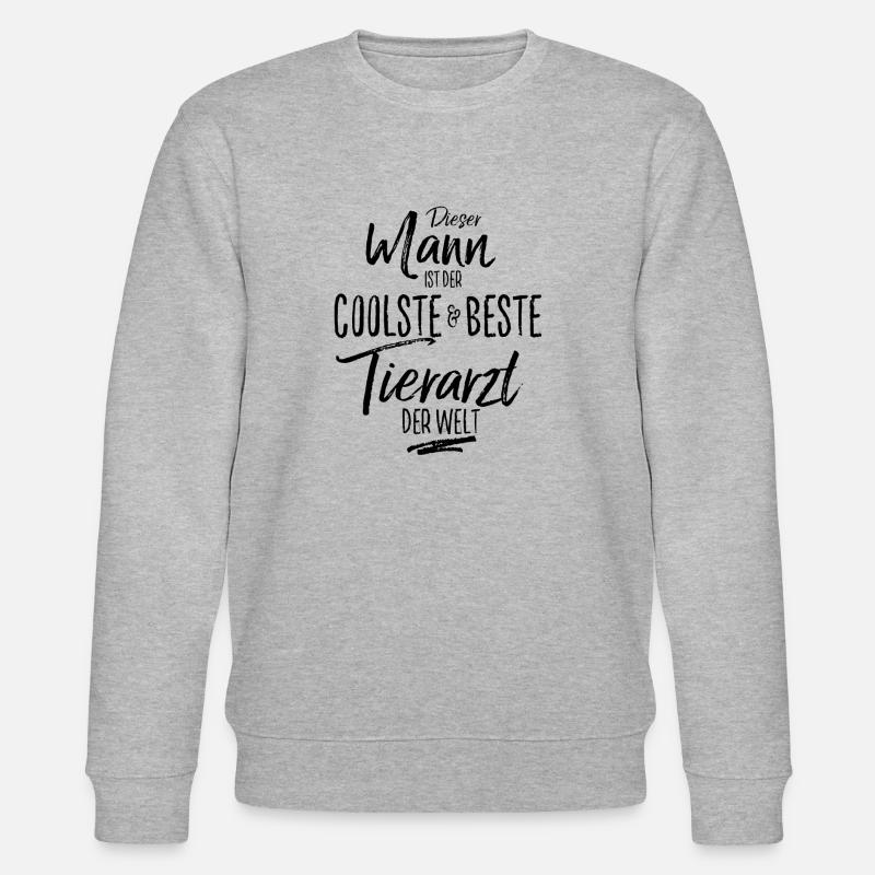 tierarzt der Beste (s) - Stanley/Stella Unisex Bio-Sweatshirt CHANGER  - Grau meliert