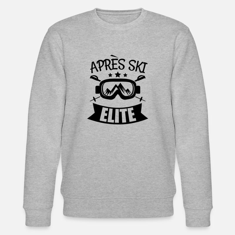 apres ski elite 4 - Stanley/Stella Unisex Bio-Sweatshirt CHANGER  - Grau meliert