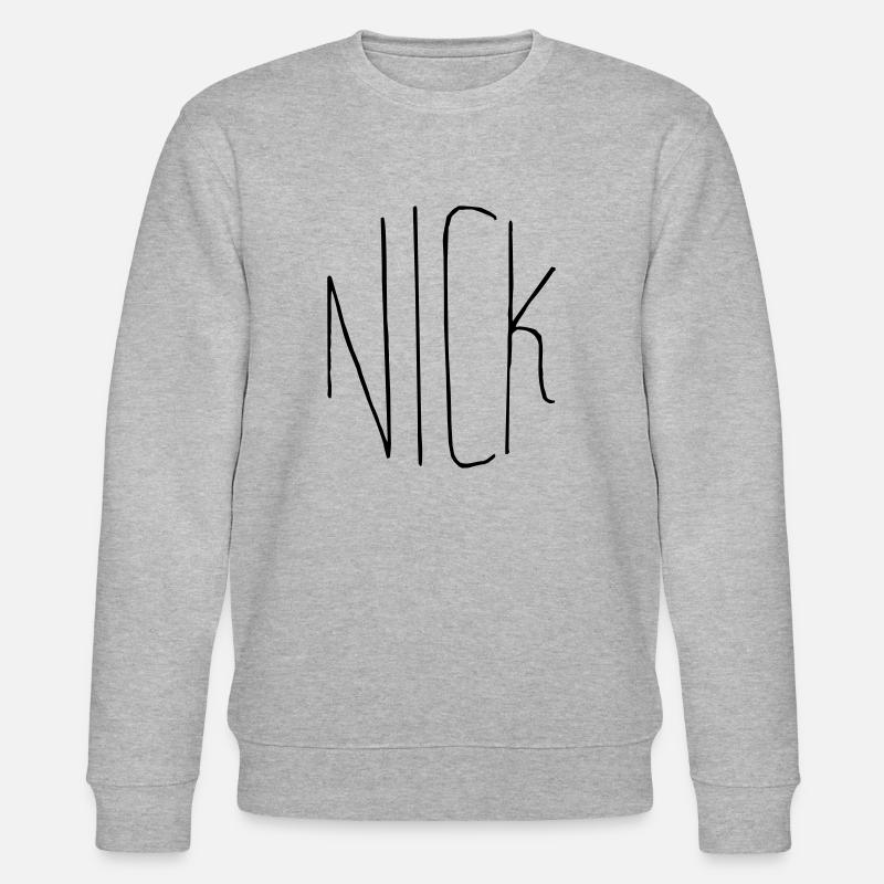 Nick Geschenk - Stanley/Stella Unisex Bio-Sweatshirt CHANGER  - Grau meliert