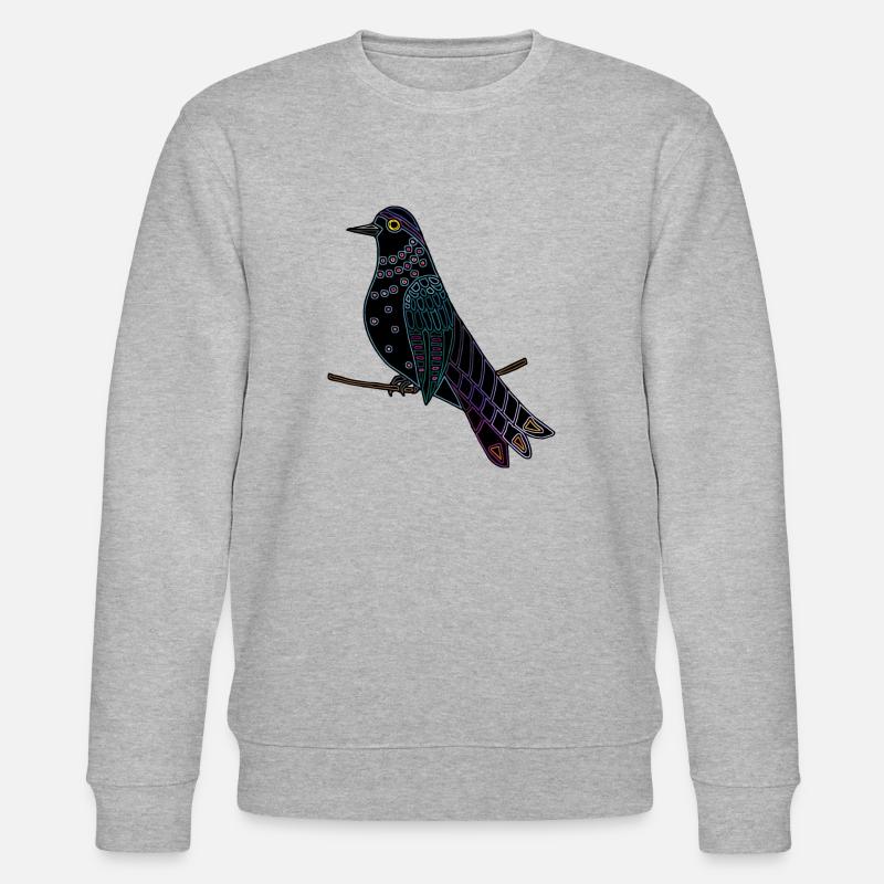 Oiseau - Sweat bio CHANGER Stanley/Stella Unisexe - gris chiné