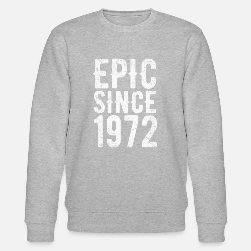 Épopée depuis 1972 - Sweat bio CHANGER Stanley/Stella Unisexe - gris chiné