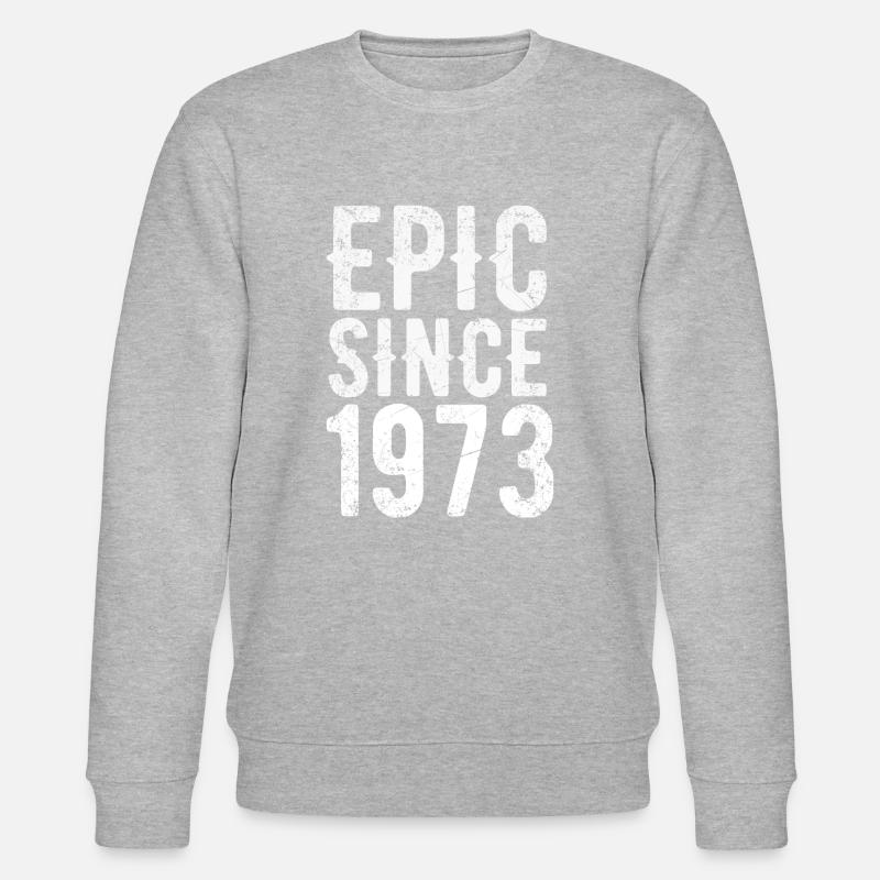 Epic since 1973 - Stanley/Stella Unisex Bio-Sweatshirt CHANGER  - Grau meliert