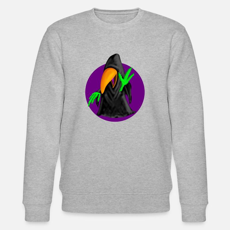 Dark Sittich ( Logo ) - Stanley/Stella Unisex Bio-Sweatshirt CHANGER  - Grau meliert