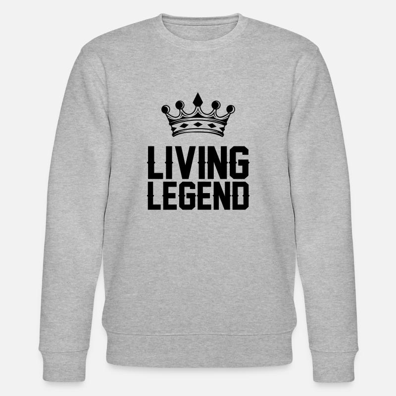 living legend - Stanley/Stella Unisex Bio-Sweatshirt CHANGER  - Grau meliert