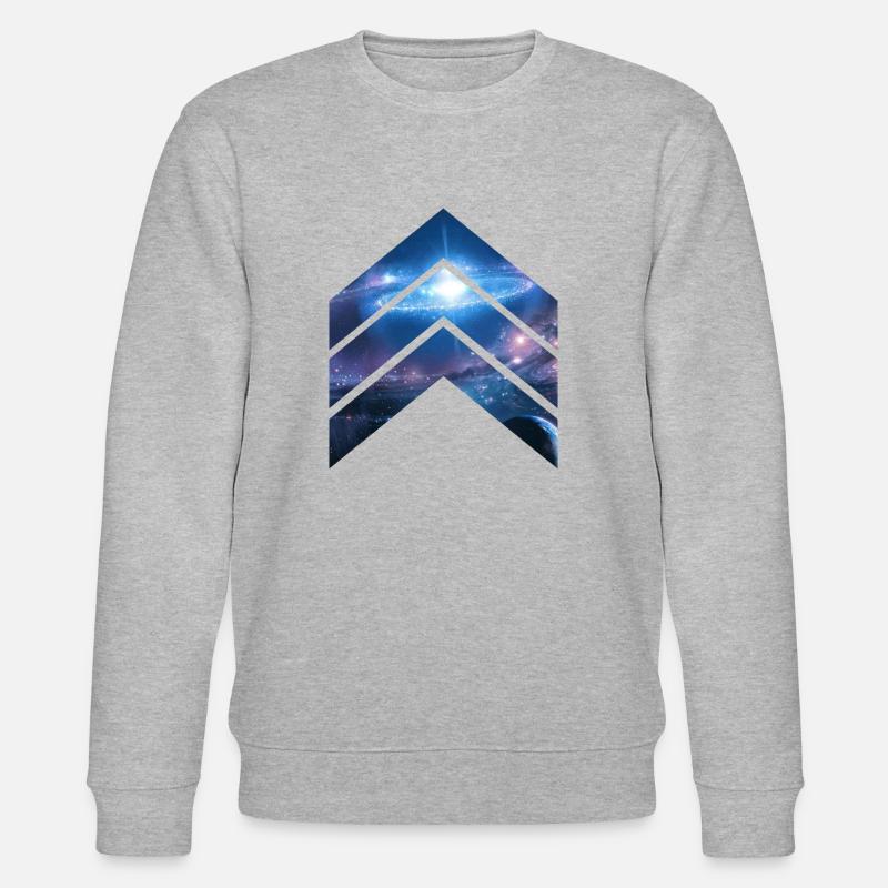Milkyway Galaxy - Stanley/Stella Unisex Bio-Sweatshirt CHANGER  - Grau meliert