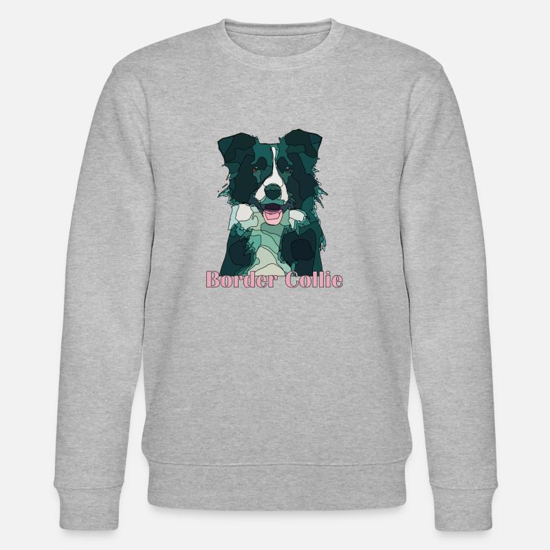 bordercollie - Stanley/Stella Unisex Bio-Sweatshirt CHANGER  - Grau meliert