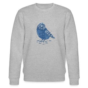 Winter - Stanley/Stella CHANGER Unisex Organic Sweatshirt - heather grey - Front - Nik (191cm) & Marisol (170cm)