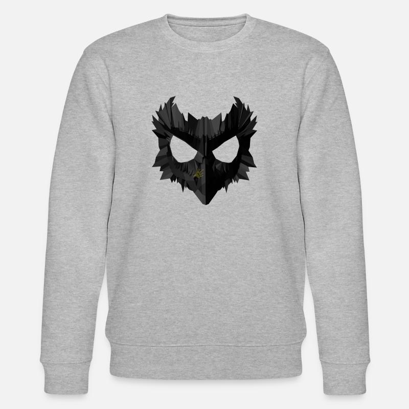 The Owl - Stanley/Stella Unisex Bio-Sweatshirt CHANGER  - Grau meliert