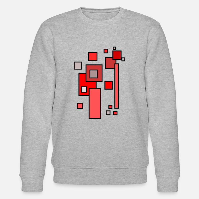 Building Blocks Architecture Pattern 2 - Stanley/Stella CHANGER Unisex Organic Sweatshirt - heather grey