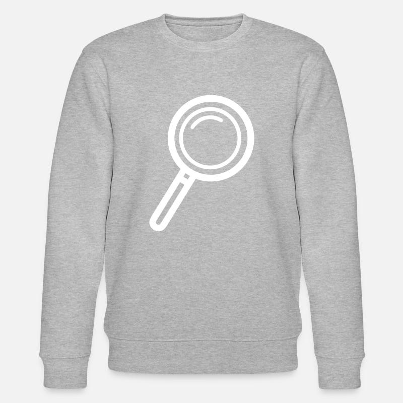 Lupe Symbol - Stanley/Stella Unisex Bio-Sweatshirt CHANGER  - Grau meliert