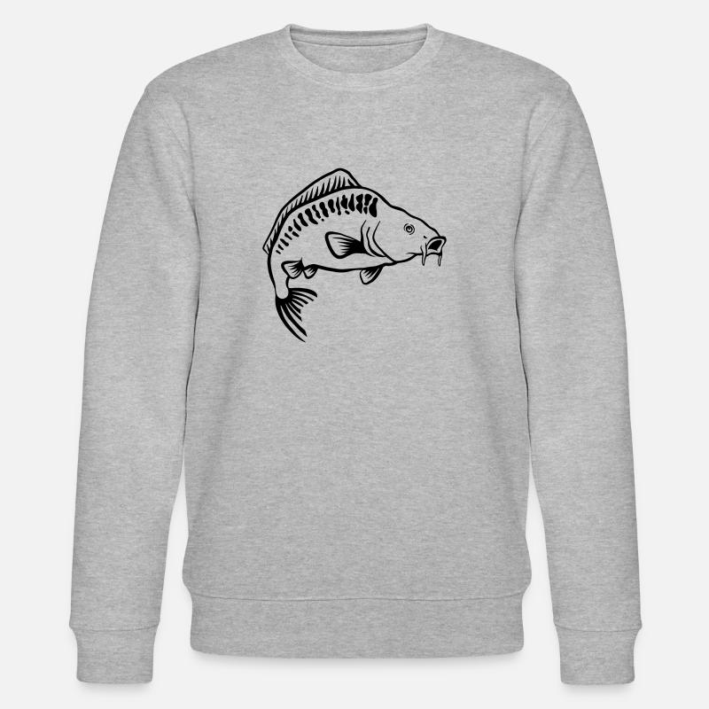 Karpfen - Stanley/Stella Unisex Bio-Sweatshirt CHANGER  - Grau meliert