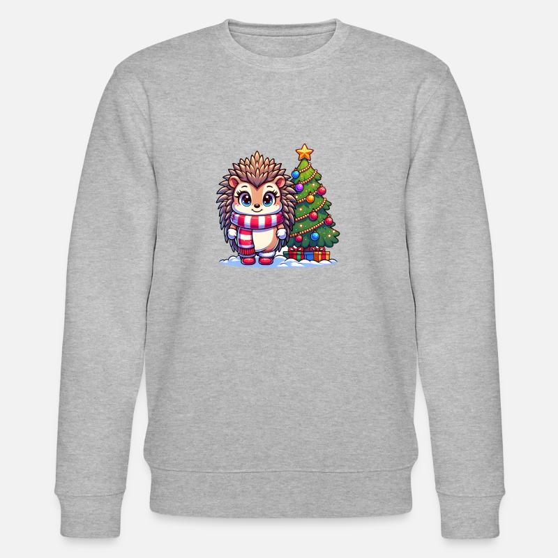 Noël hérisson - Sweat bio CHANGER Stanley/Stella Unisexe - gris chiné