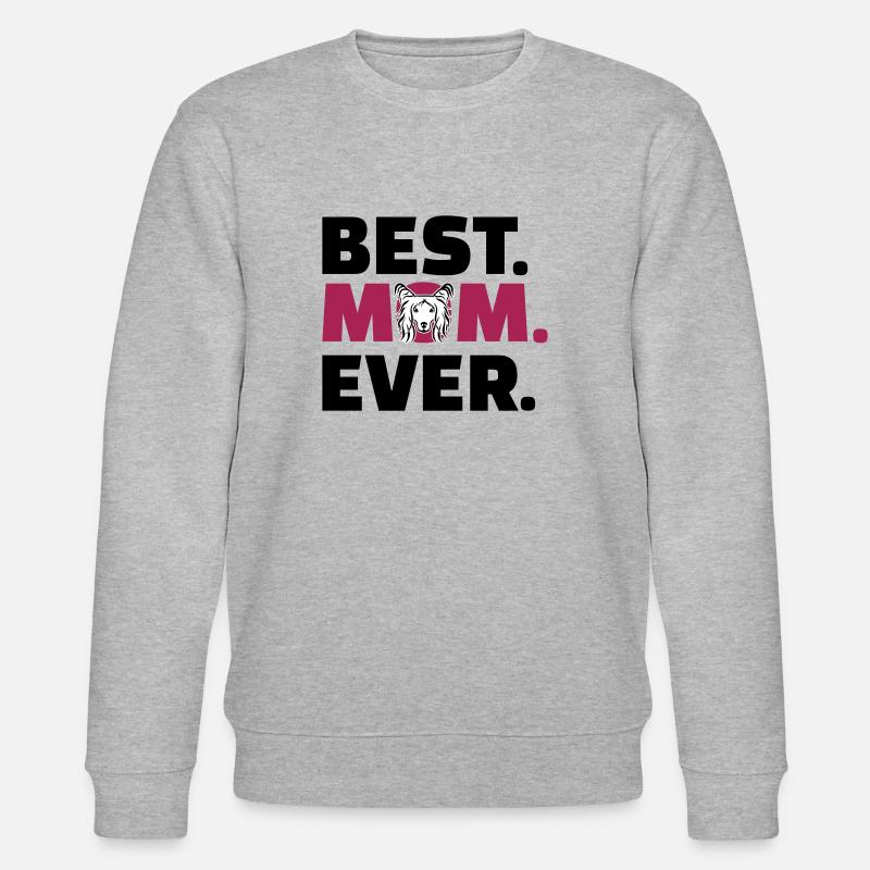 Chinese Crested - Stanley/Stella Unisex Bio-Sweatshirt CHANGER  - Grau meliert