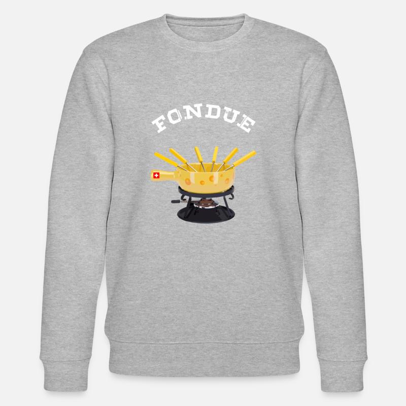 Fondue blanc - Sweat bio CHANGER Stanley/Stella Unisexe - gris chiné