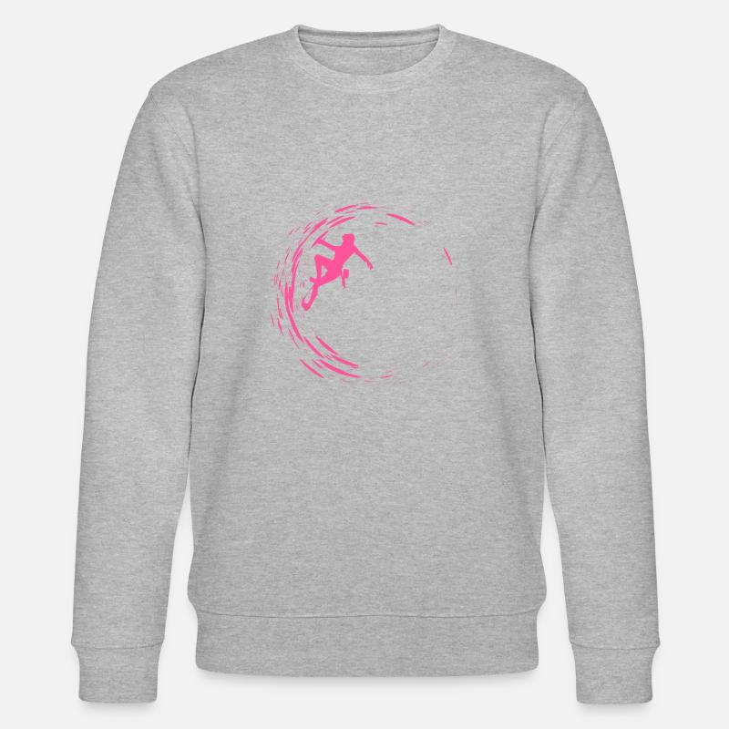 Bouldering - Stanley/Stella Unisex Bio-Sweatshirt CHANGER - Grau meliert