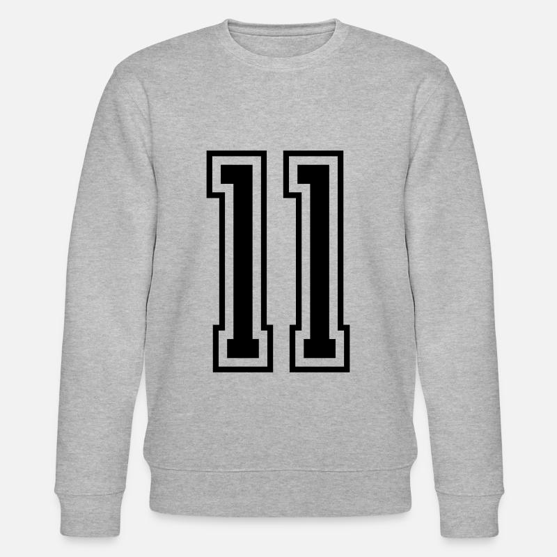 11 Numéro de numéro - Sweat bio CHANGER Stanley/Stella Unisexe - gris chiné