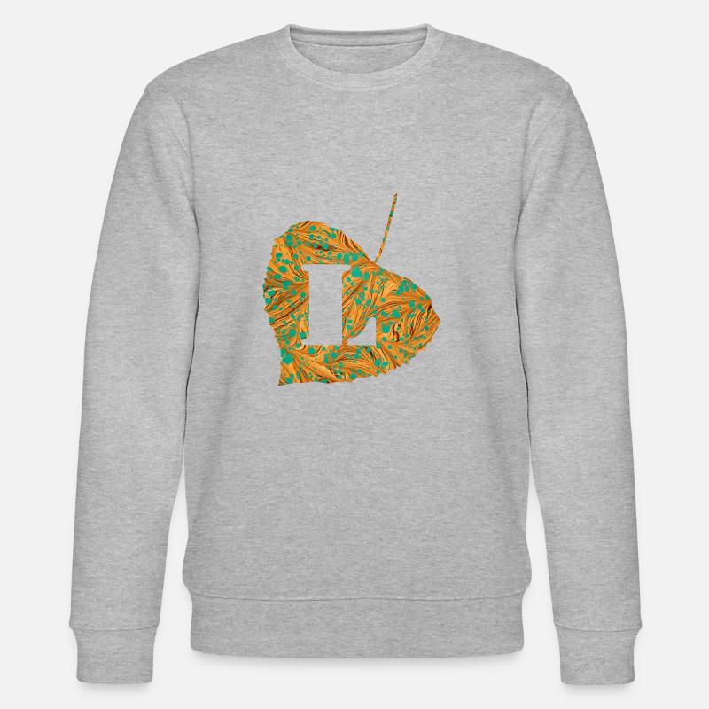 Feuille E 95 l - Sweat bio CHANGER Stanley/Stella Unisexe - gris chiné