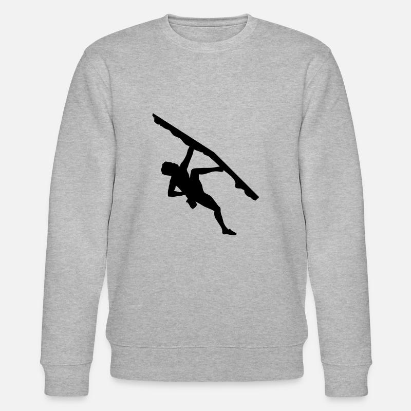 Climbing man (super cheap!) - Sweat bio CHANGER Stanley/Stella Unisexe - gris chiné