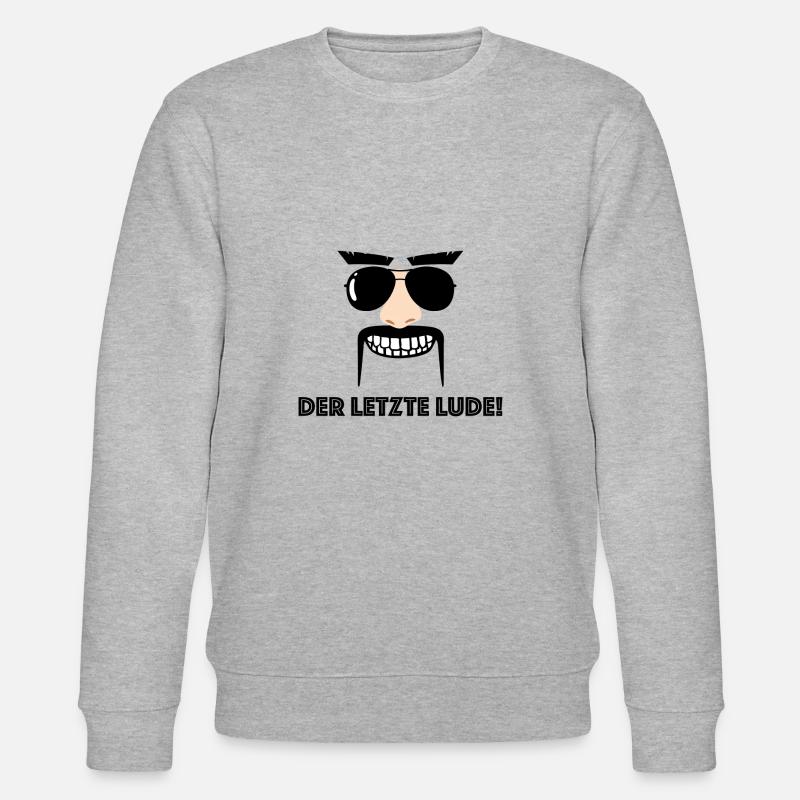 Der letzter Lude - Stanley/Stella Unisex Bio-Sweatshirt CHANGER  - Grau meliert