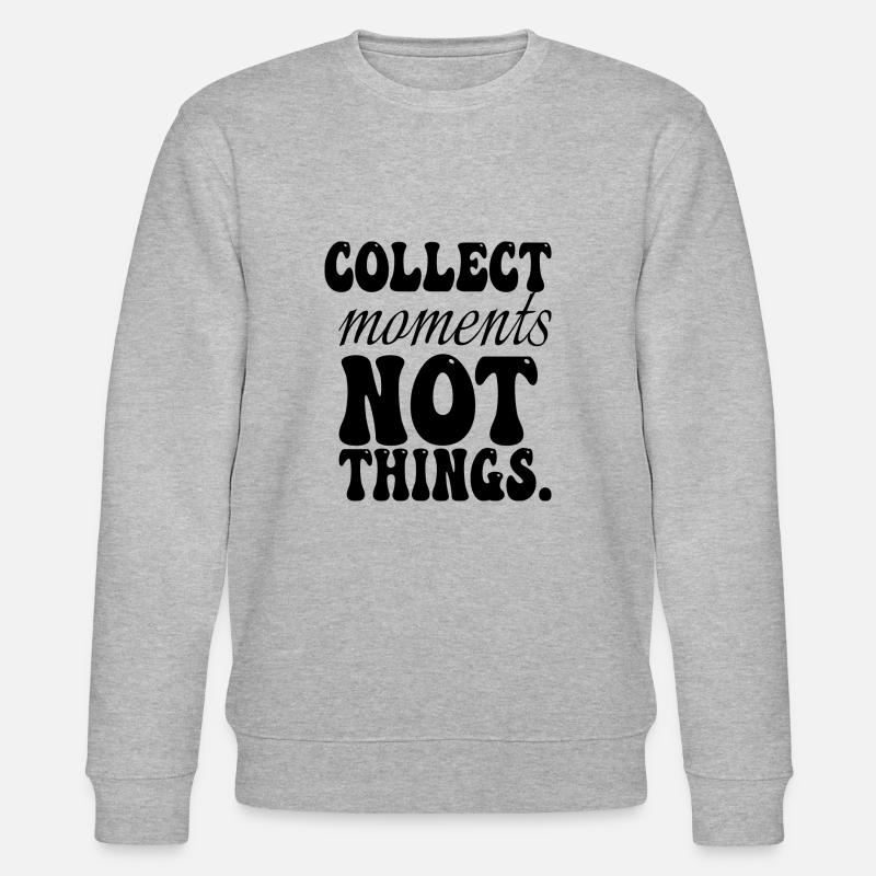 LUSTIGER SARKASTISCHER SPRUCH - Stanley/Stella Unisex Bio-Sweatshirt CHANGER  - Grau meliert
