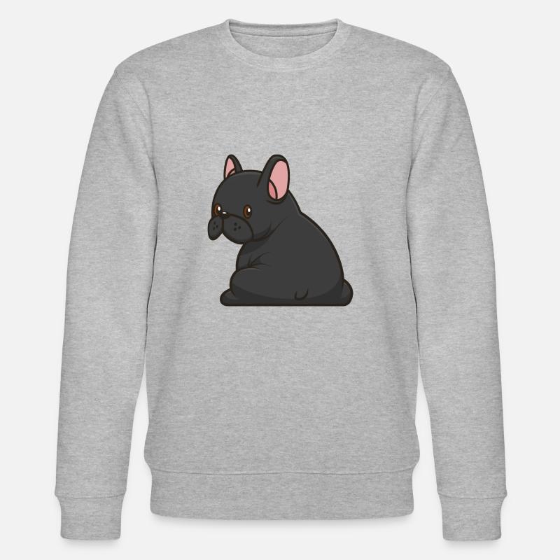 Bouledogue Français Bully Chien Pet - Sweat bio CHANGER Stanley/Stella Unisexe - gris chiné
