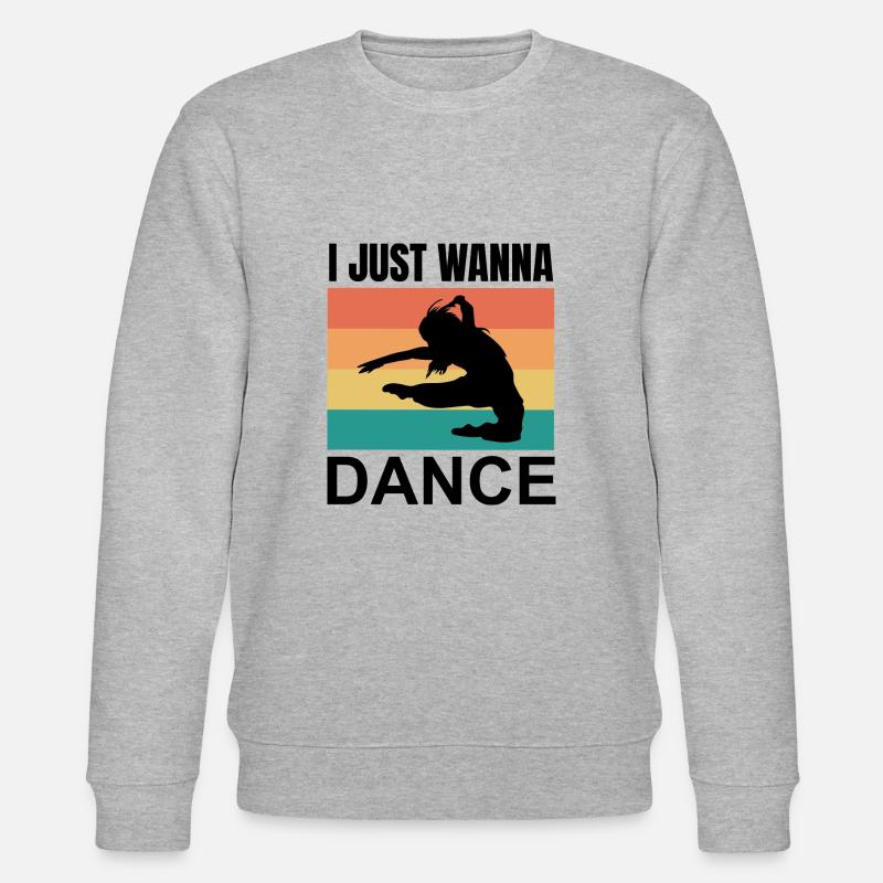 Dancing Dance Music - Stanley/Stella Unisex Bio-Sweatshirt CHANGER  - Grau meliert