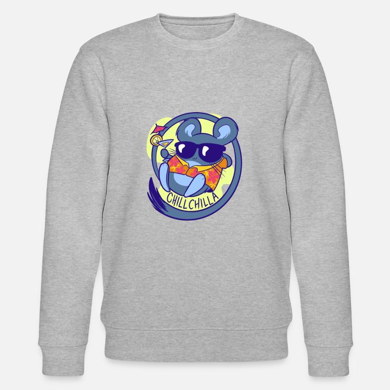 Chilloutchilla - Stanley/Stella Unisex Bio-Sweatshirt CHANGER  - Grau meliert