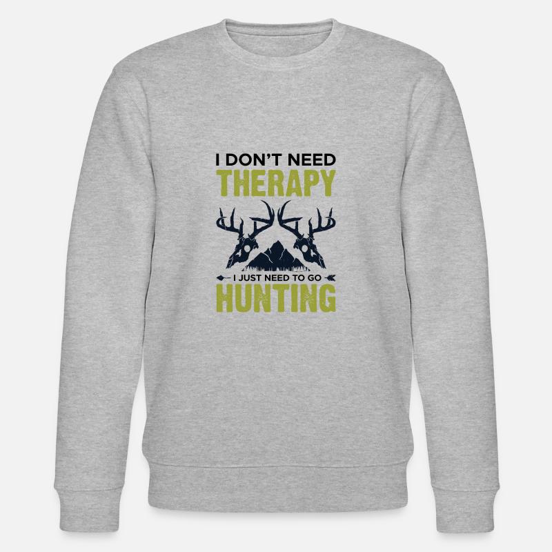 Chasse parce que - Sweat bio CHANGER Stanley/Stella Unisexe - gris chiné